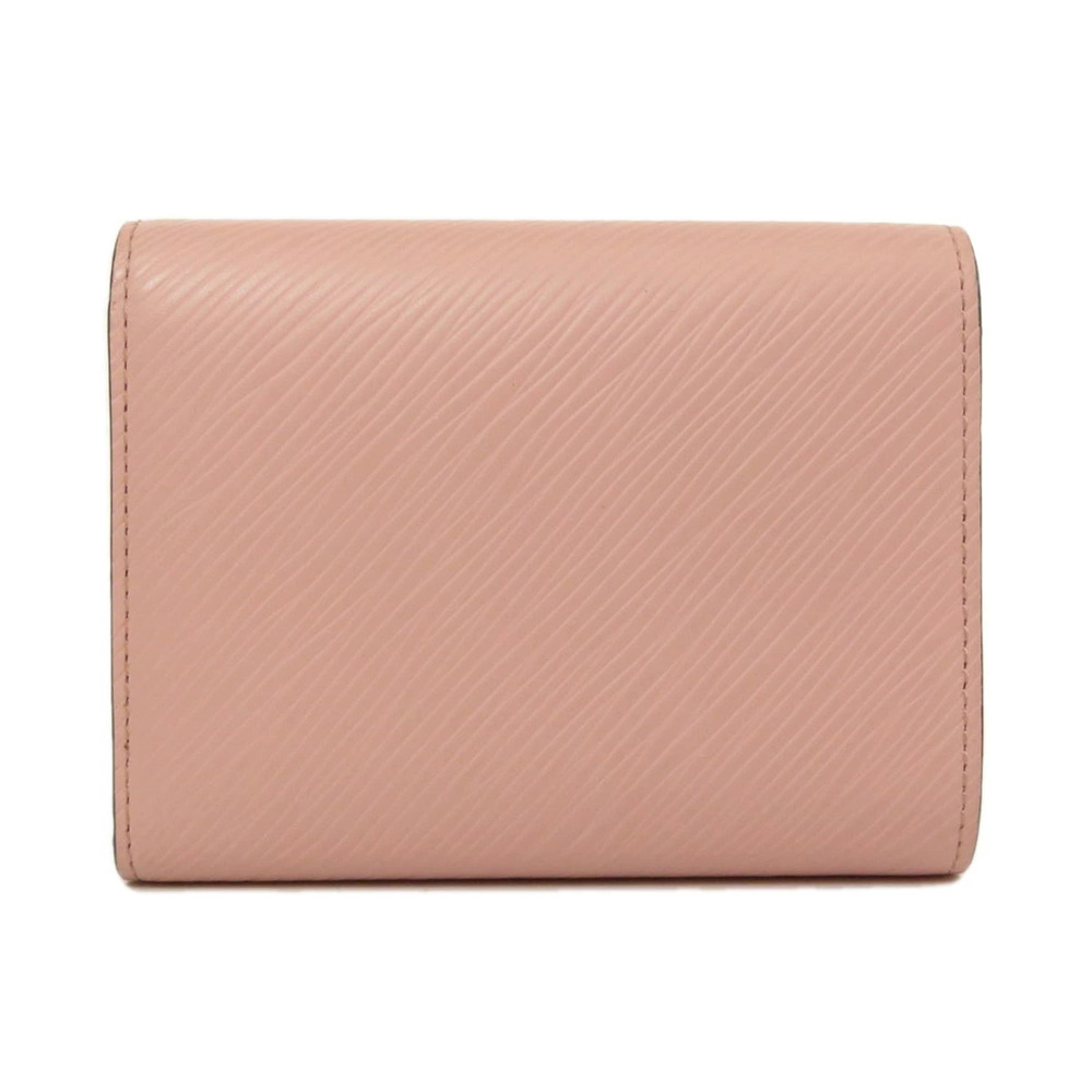 Louis Vuitton Bi Letefeuille fold Epi Wallet Twist Leather Compact Black